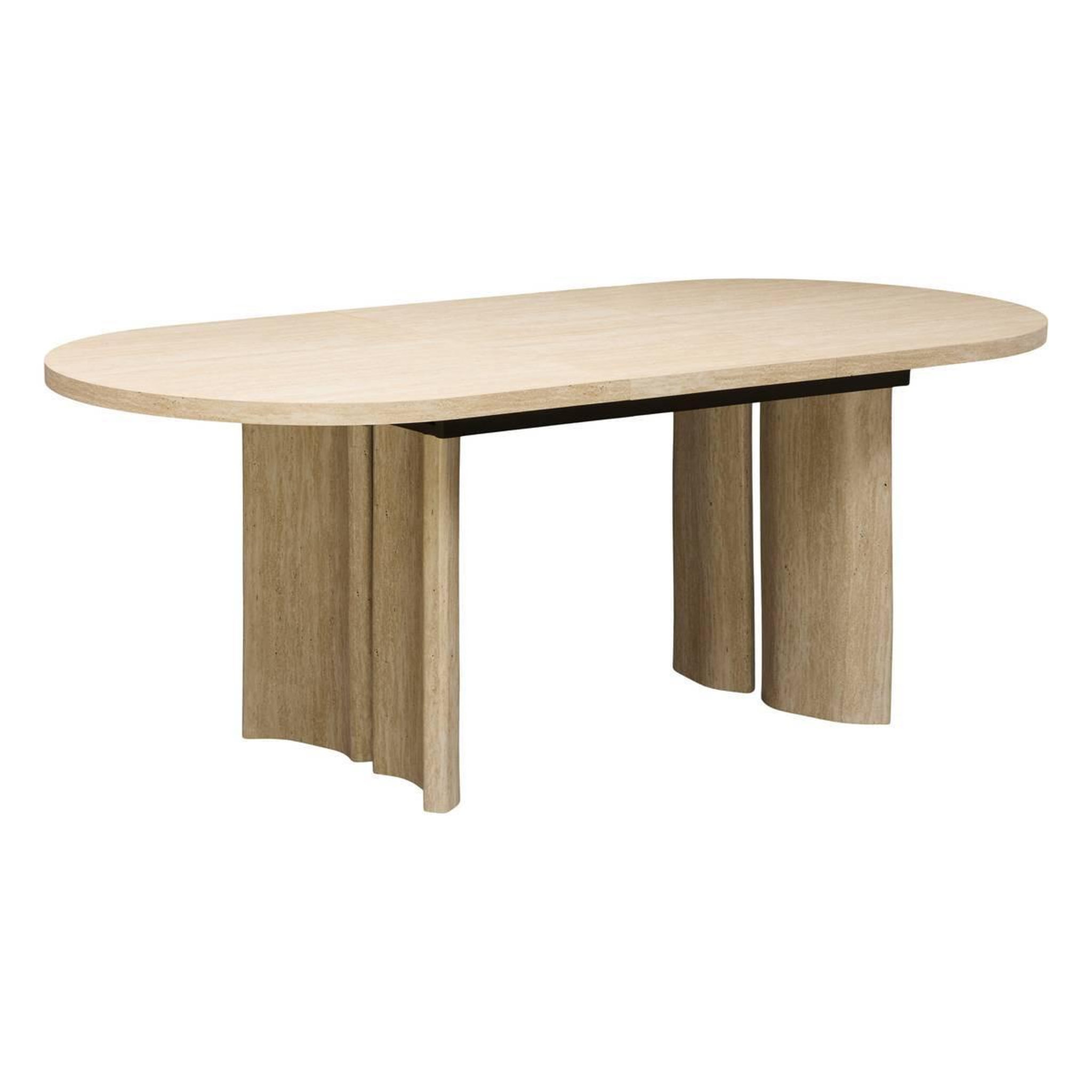 Voir la diapositive 2 : ATMOSPHERA Table à manger extensible  tino  160-210cm beige
