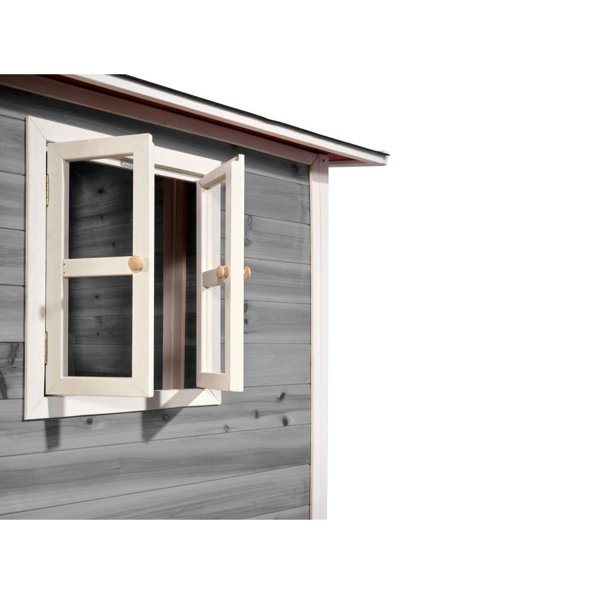 EXIT TOYS Maisonnette en bois pour enfants Loft 100 Gris - Exit Toys