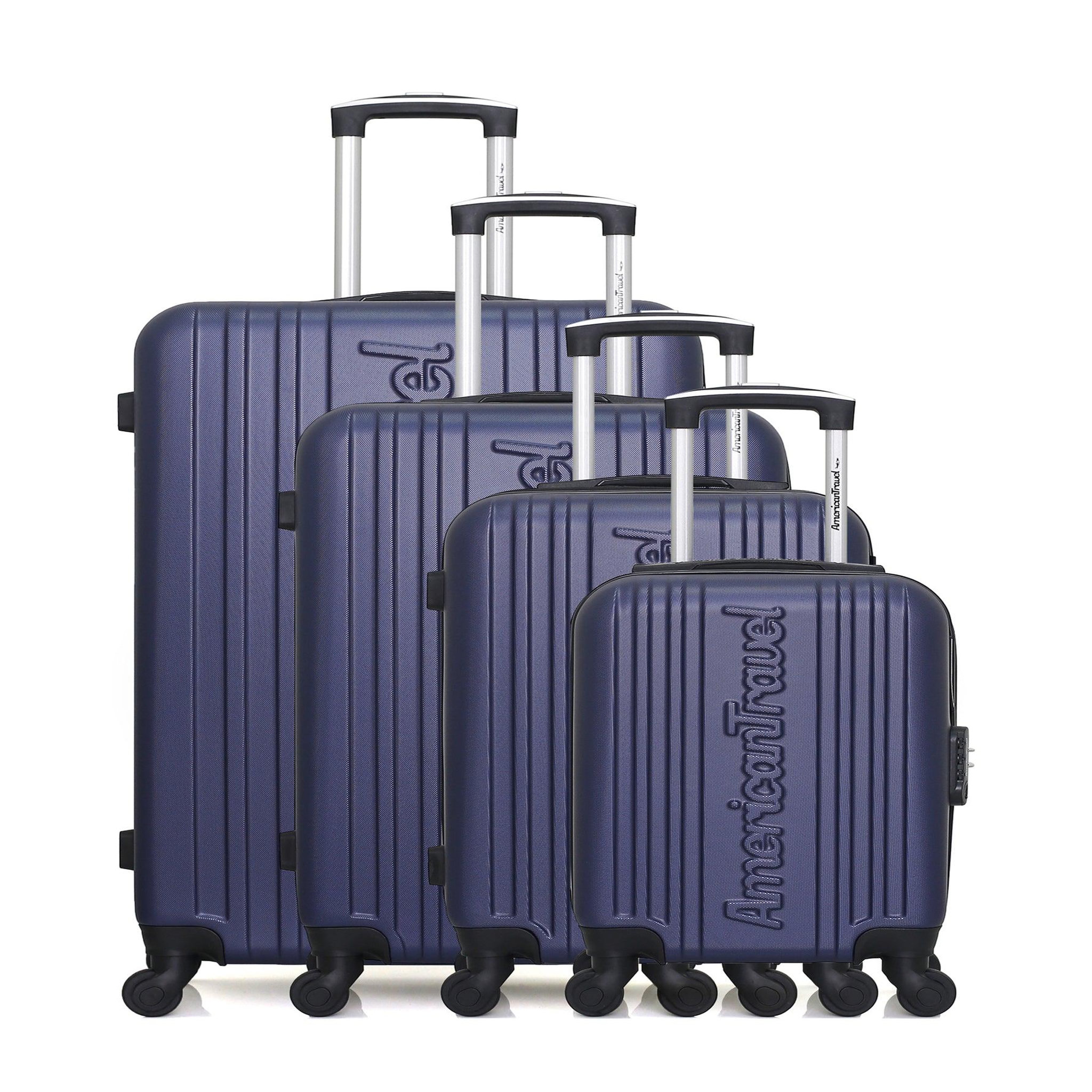 AMERICAN TRAVEL American travel - set de 4 valises springfield-m 75 cm 4 roues
