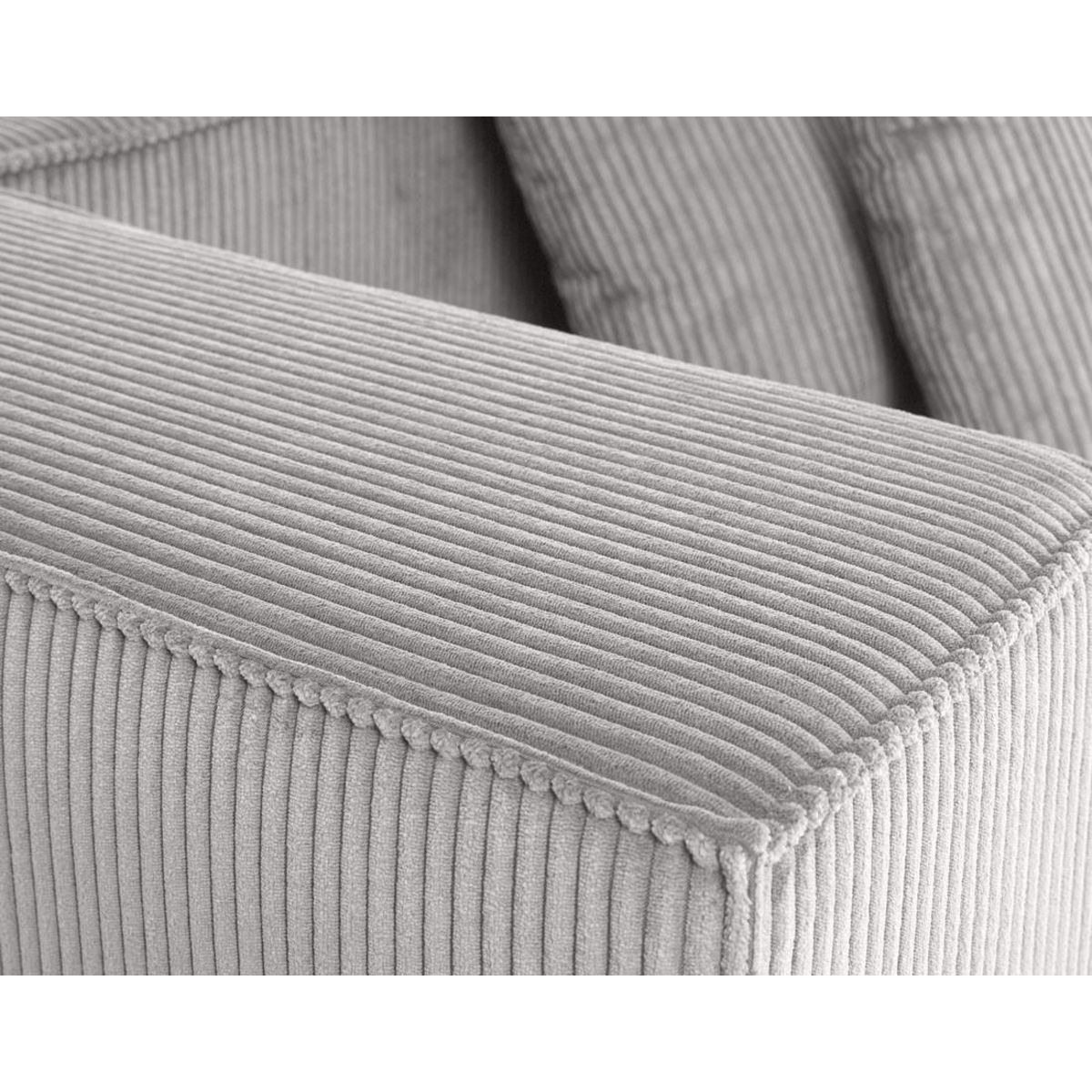 LISA DESIGN Colombine - canapé modulable droit - 3 places - en velours côtelé