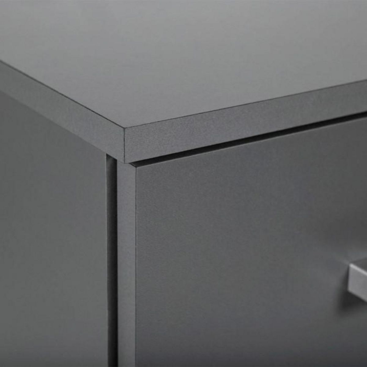 Paris Prix Commode 4 Tiroirs Design  Azio  91cm Gris