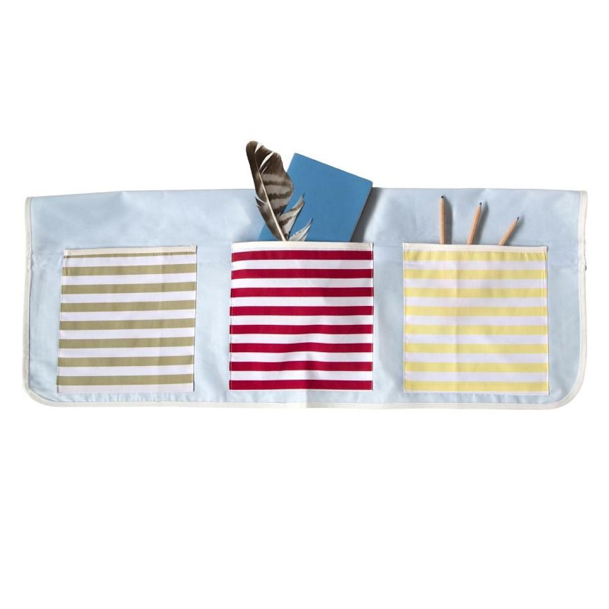 HomeStyle4U Lit enfant 90x200 cm bleu pirate