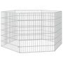 Voir la diapositive 2 : VIDAXL Enclos pour animaux en liberte 6 panneaux 54x60cm fer galvanise