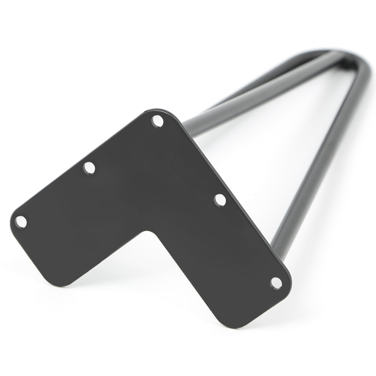 ID MARKET Lot de 4 pieds épingle 71 cm pour table noir design industriel