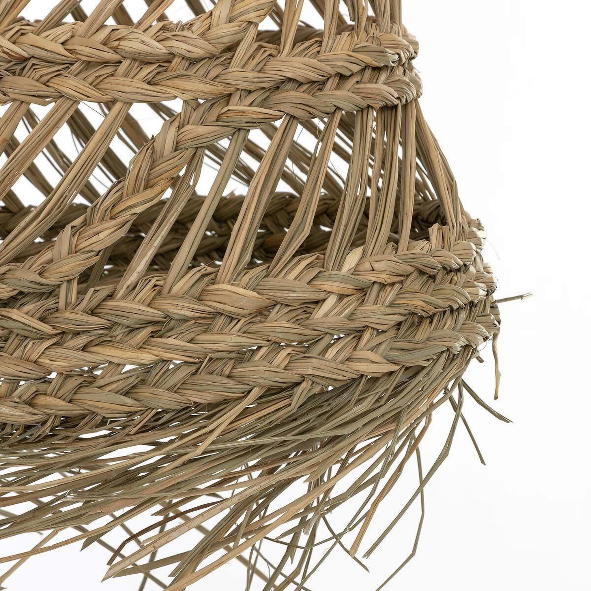 Voir la diapositive 2 : ATMOSPHERA Lampe suspension tressée  lahys  48cm naturel