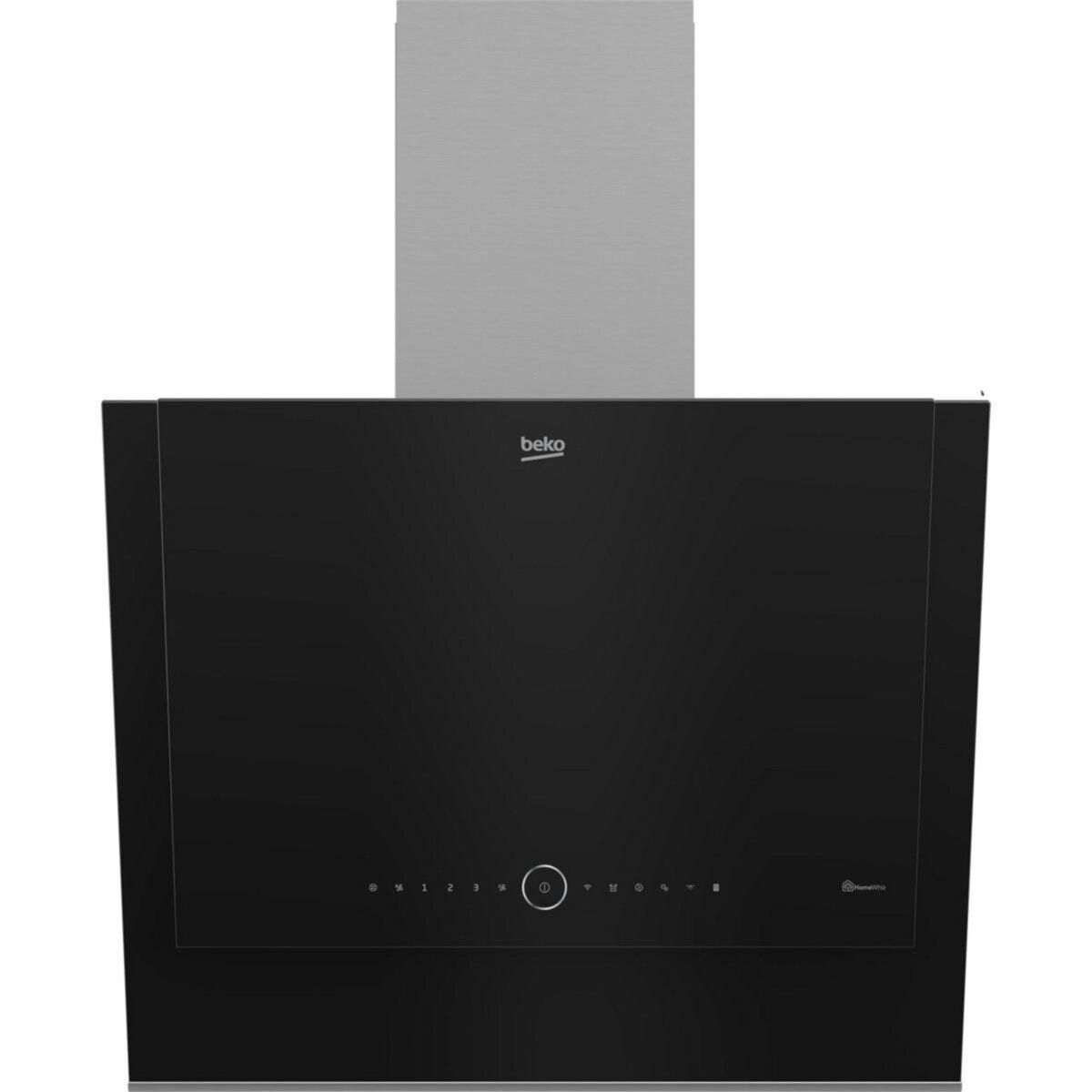 Beko Hotte décorative murale inclinée BHCA67841BBHSI