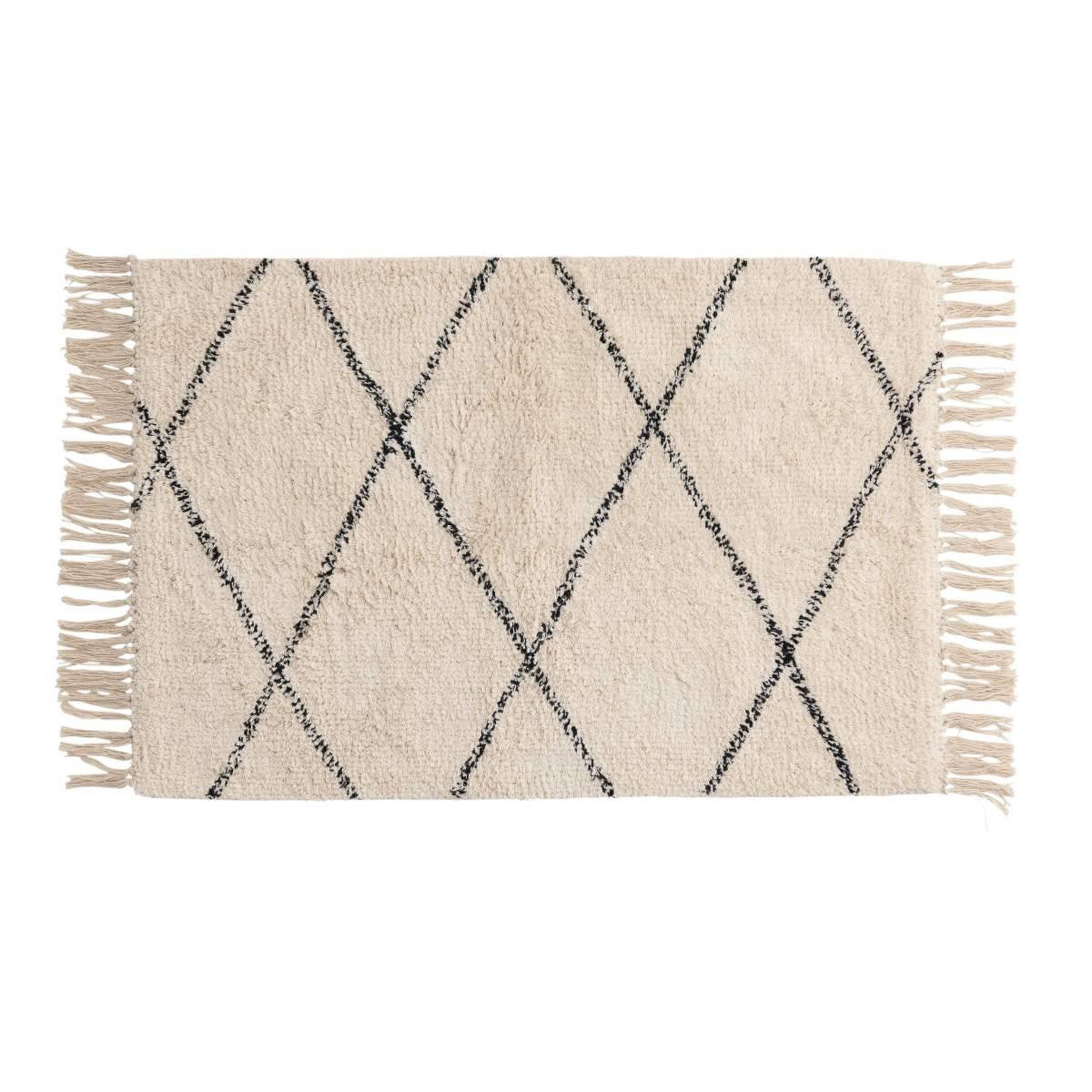 Paris Prix Tapis déco  thelma  50x80cm naturel