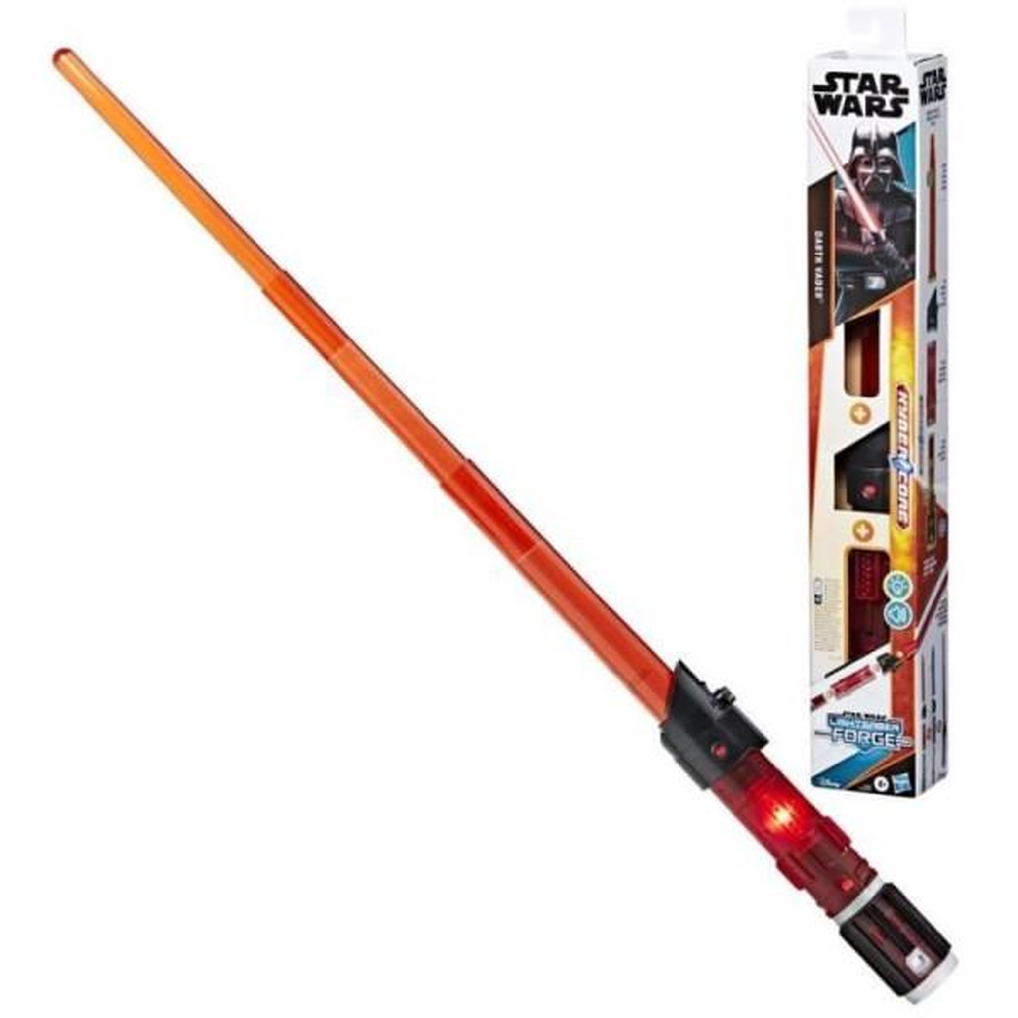 HASBRO Sabre laser électronique Dark Vador, Star Wars Lightsaber Forge Kyber Core, jouets enfant, des 4 ans