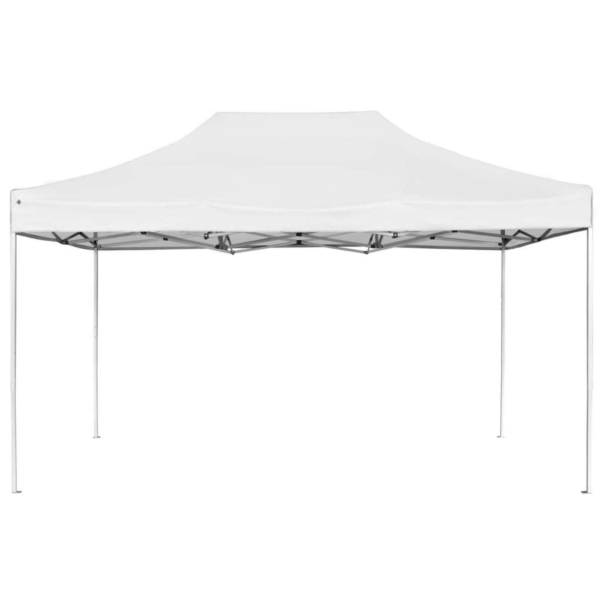 VIDAXL Tente de reception pliable Aluminium 4,5x3 m Blanc