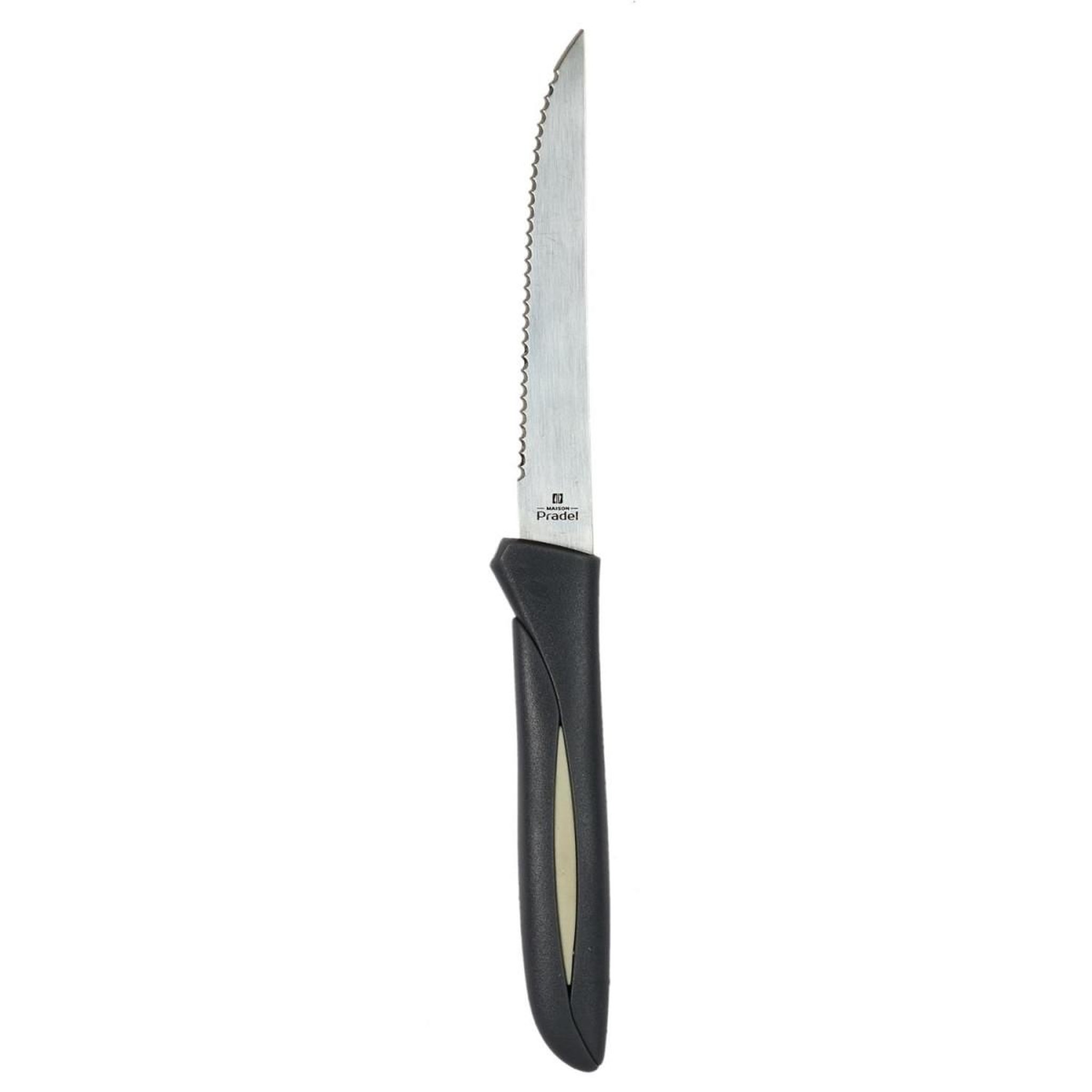 Voir la diapositive 3 : COOK CONCEPT Lot de 6 Couteaux à Steak  Etou  27cm Noir