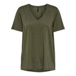 Only T-shirt  Femme Only Harly. Coloris disponibles : Vert