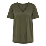 Only T shirt  Femme Only Harly. Coloris disponibles : Vert