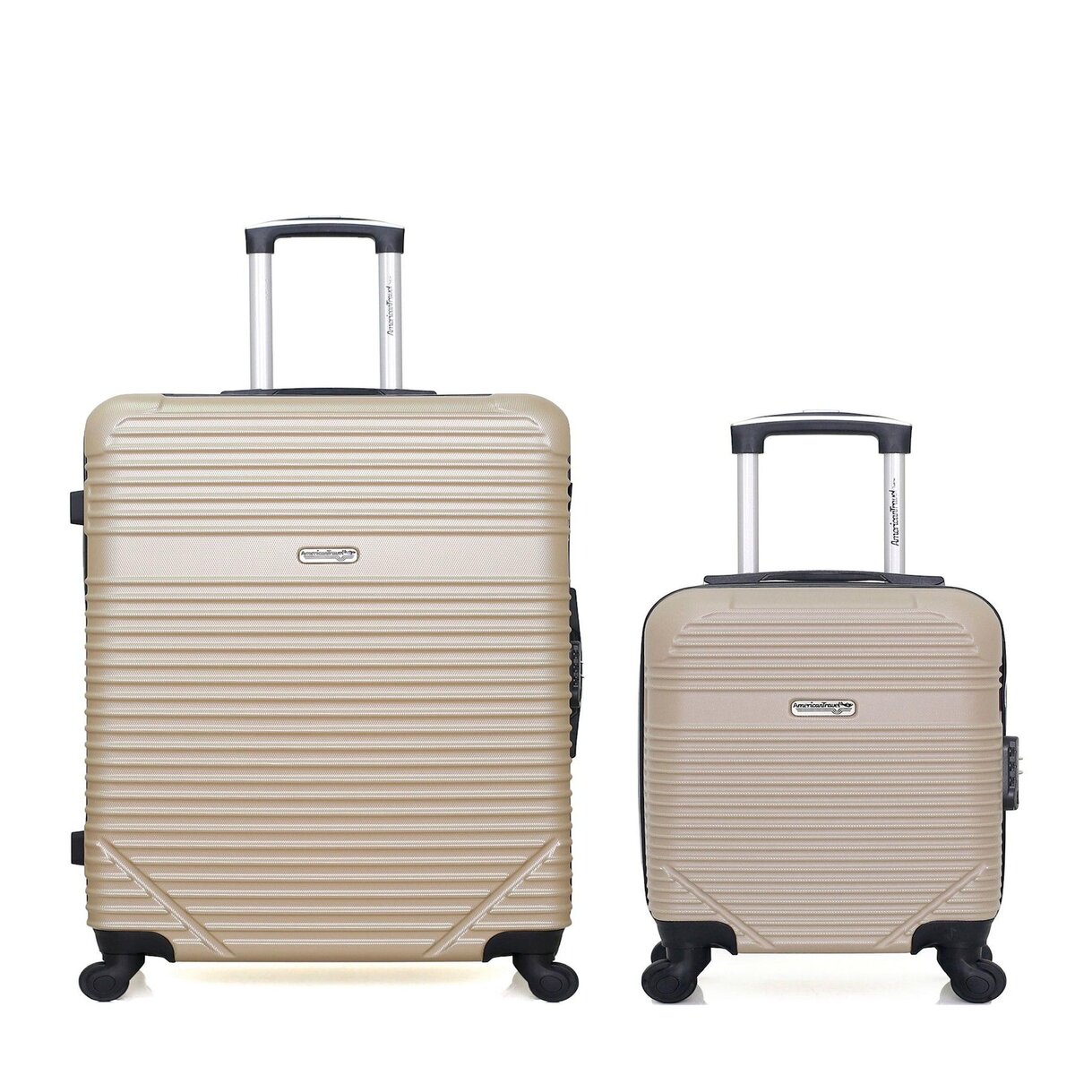 AMERICAN TRAVEL AMERICAN TRAVEL - Lot de 2 - Valises grand format et cabine XXS MEMPHIS