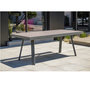 Voir la diapositive 1 : DCB GARDEN Table de jardin - 10/12 places - Aluminium/céramique - Gris - STOCKHOLM