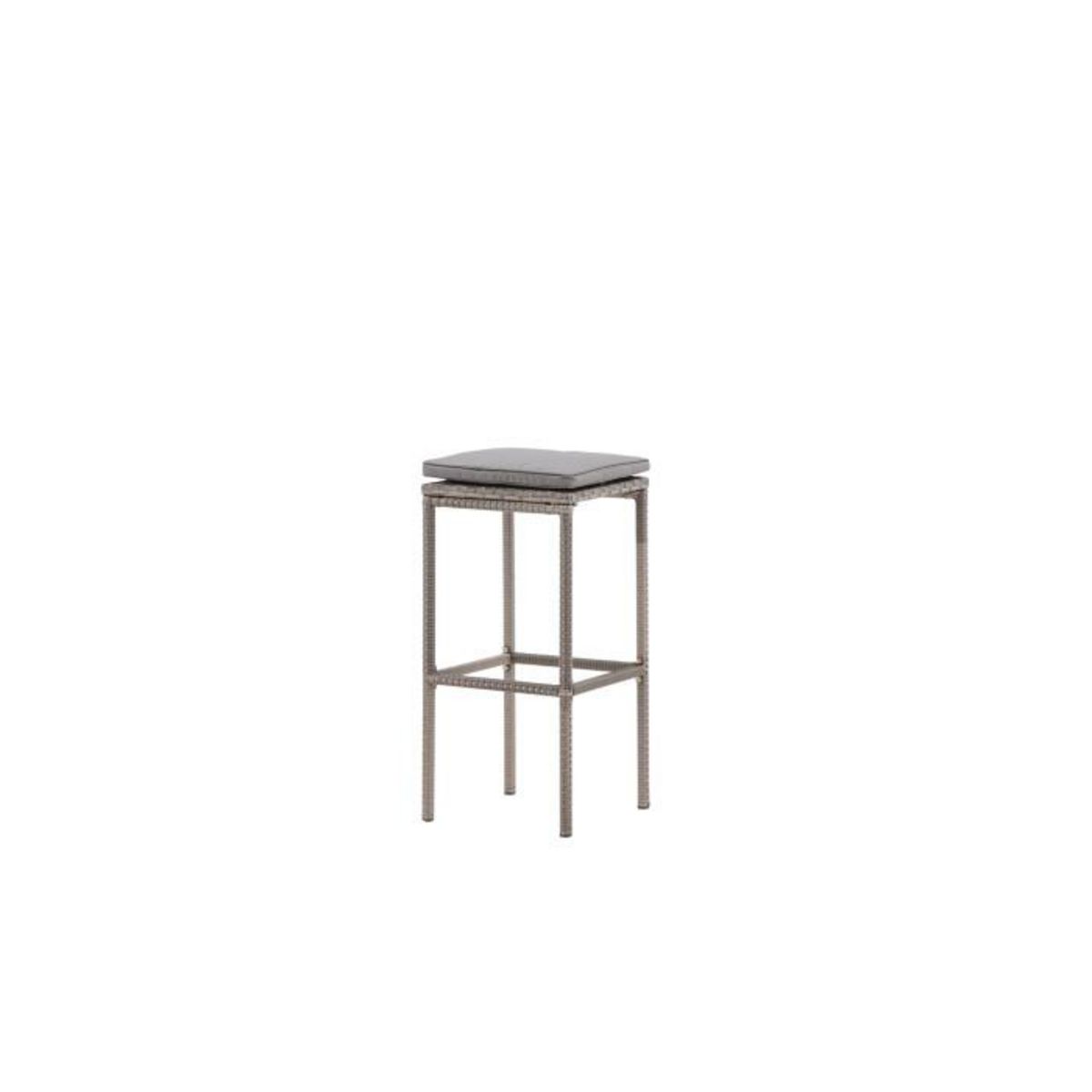 Paris Prix Tabouret de Bar de Jardin  Alo  76cm Gris