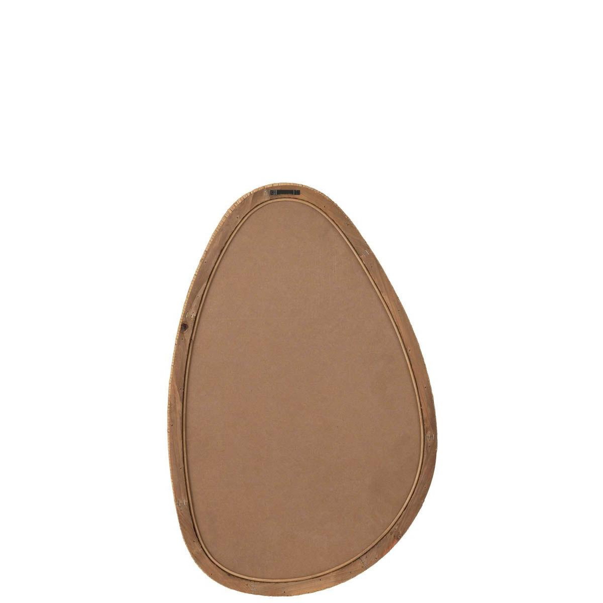 Voir la diapositive 2 : J-LINE Miroir Mural Design  Dusty  70cm Naturel