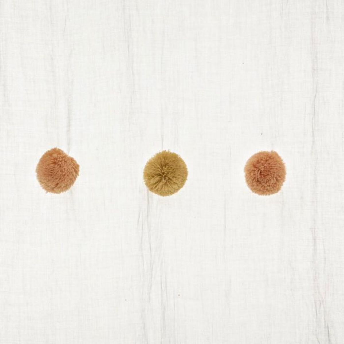ATMOSPHERA Voilage crème avec Pompons