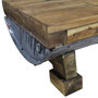 Voir la diapositive 5 : VIDAXL Table basse bois de recuperation melange 90x50x35 cm