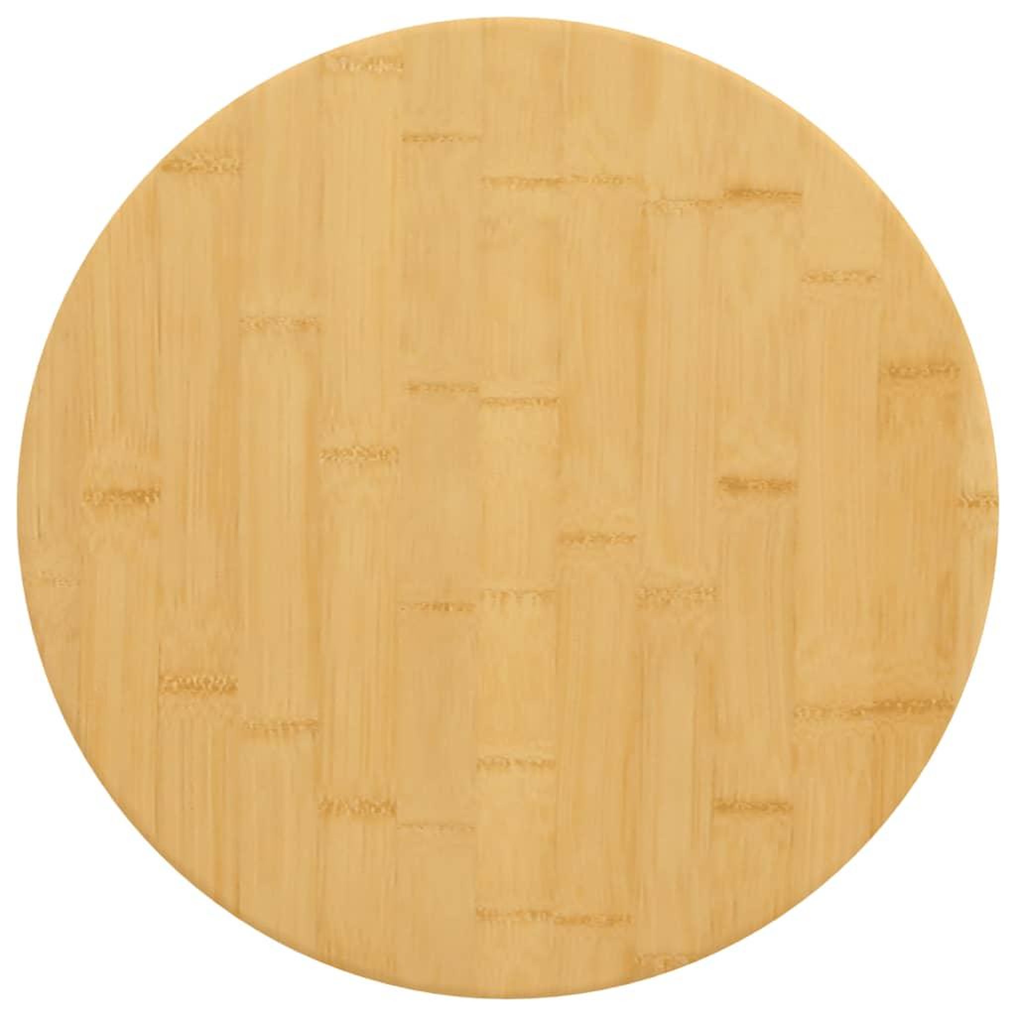 VIDAXL Dessus de table Ø50x1,5 cm bambou