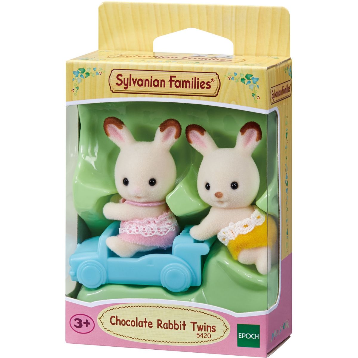 Sylvanian families Les jumeaux lapins chocolat Sylvanian Families