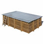 Voir la diapositive 1 : GRE Bâche d'hivernage pour piscine bois rectangulaire Mango 6,18 x 3,20 m - Gré