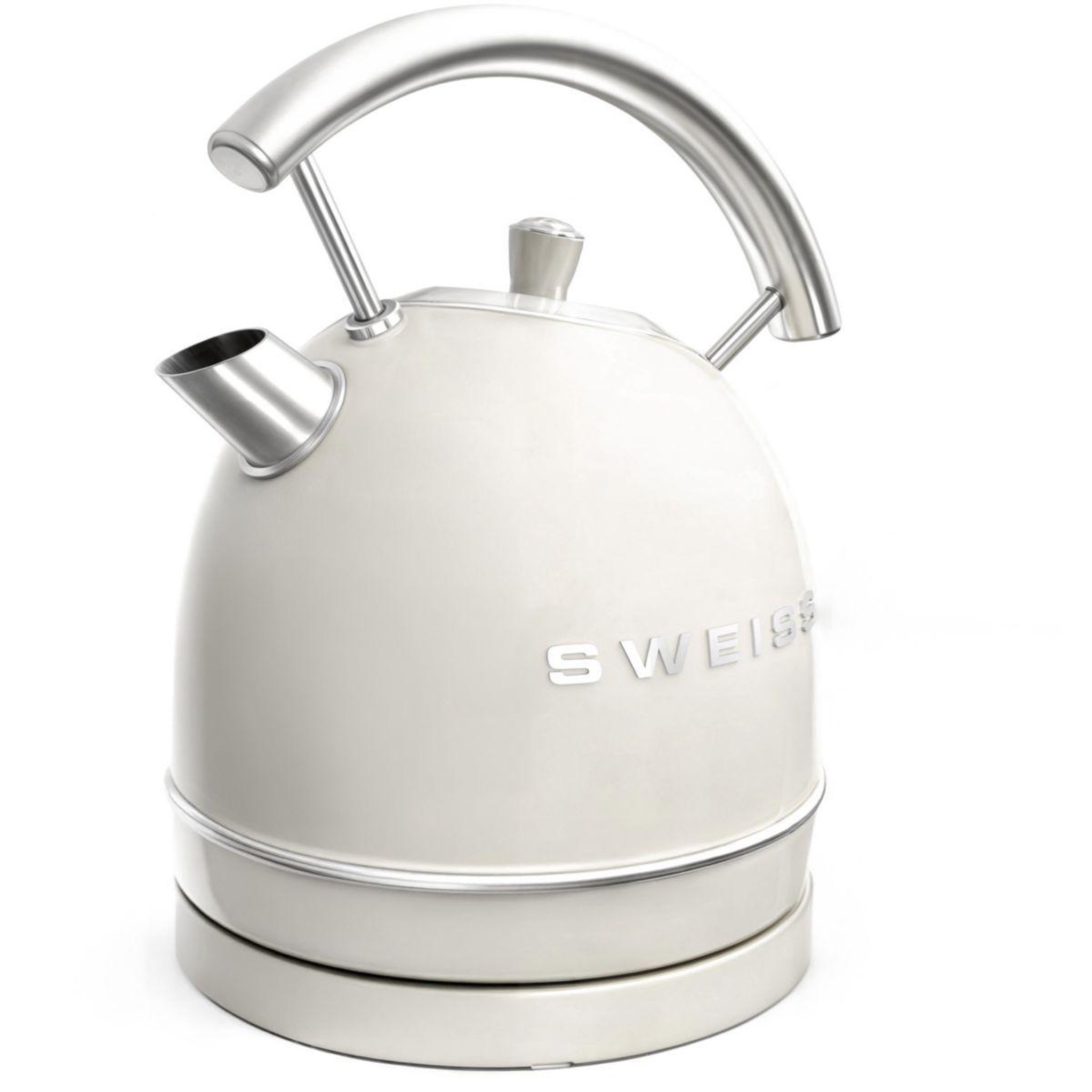 Voir la diapositive 5 : SWEISS Grille-pain + bouilloire vintage crème pack GRVKTL8