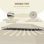 Voir la diapositive 5 : OUTSUNNY Toile de rechange pour pavillon tonnelle tente 3,90L x 2,90l m polyester haute densité 170 g/m² beige
