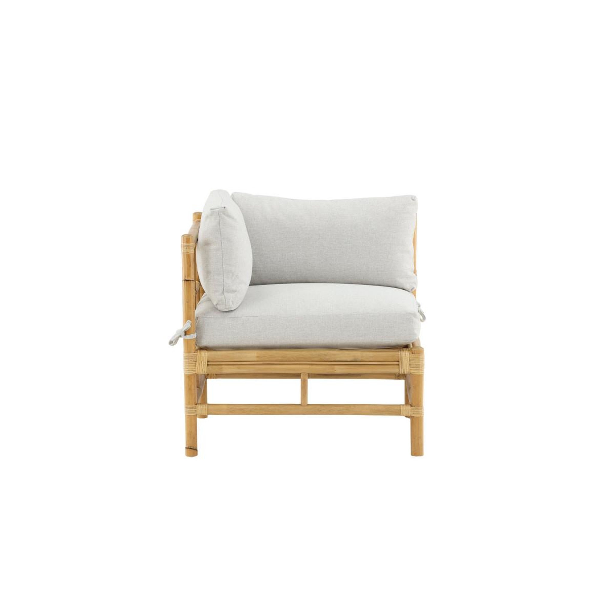 Voir la diapositive 5 : Paris Prix Canapé d'angle de jardin  cane  76cm naturel