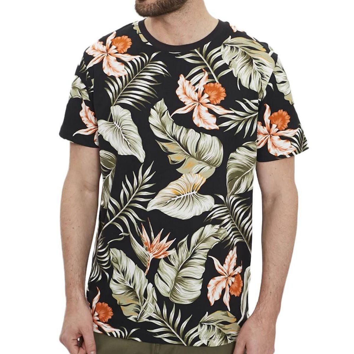 Jack & Jones T shirt  imprimés Homme Jack & Jones Tropic
