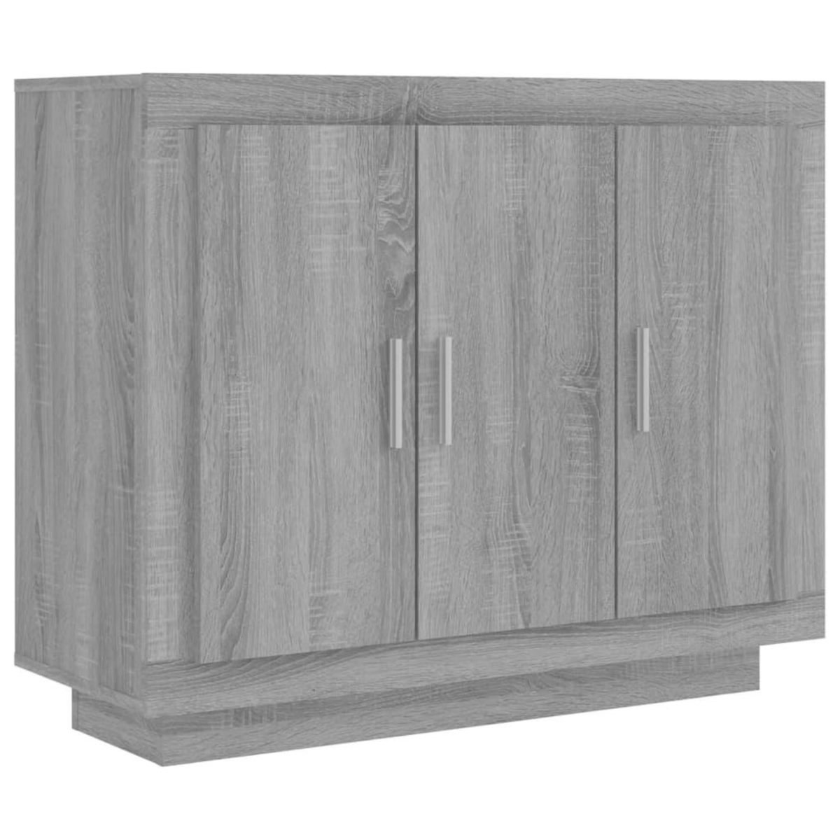 VIDAXL Buffet Sonoma gris 92x35x75 cm Bois d'ingenierie