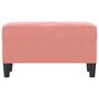 Voir la diapositive 3 : VIDAXL Banc Rose 70x35x41 cm Velours