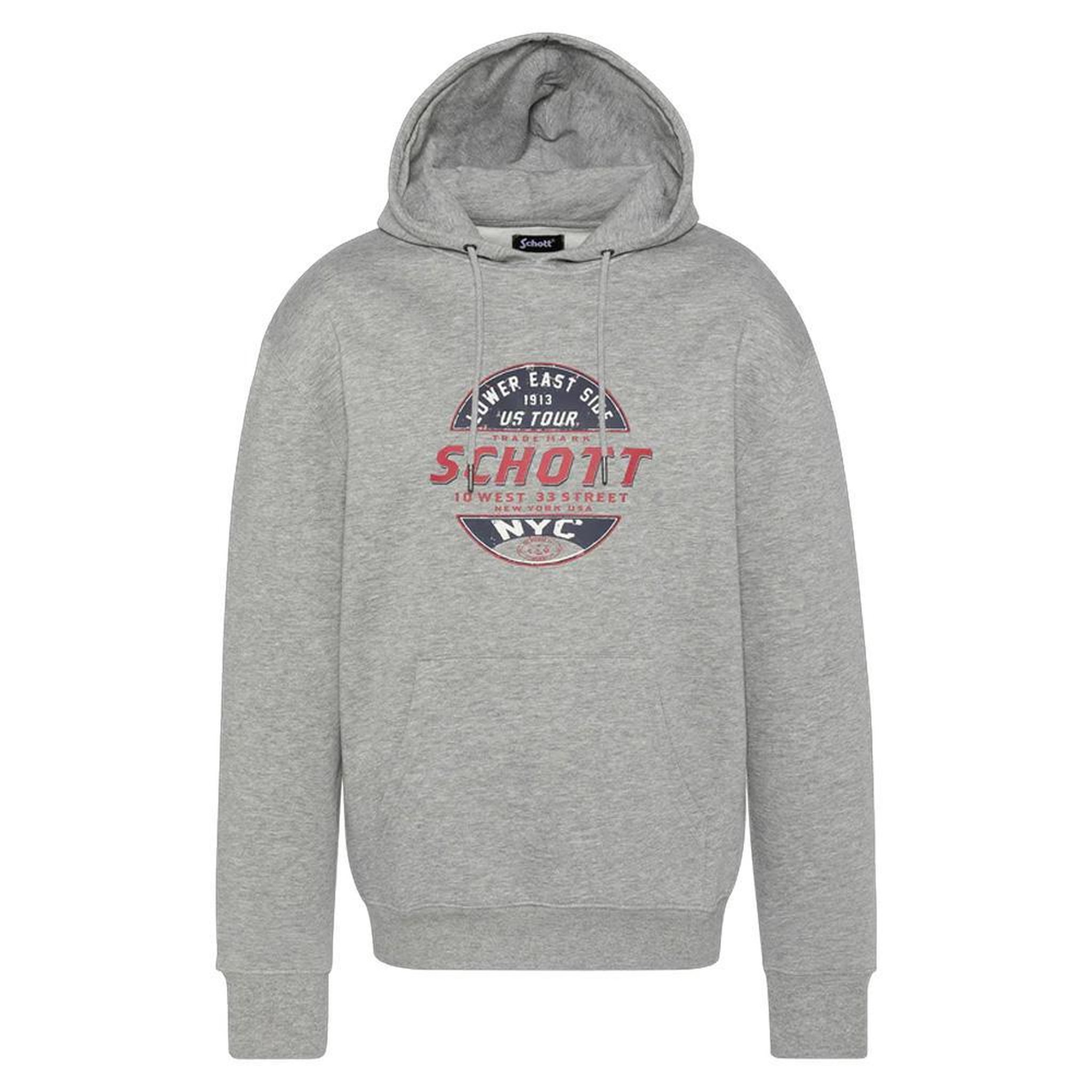 Voir la diapositive 1 : Schott Sweat à Capuche  Homme Schott SWHUSTOUR