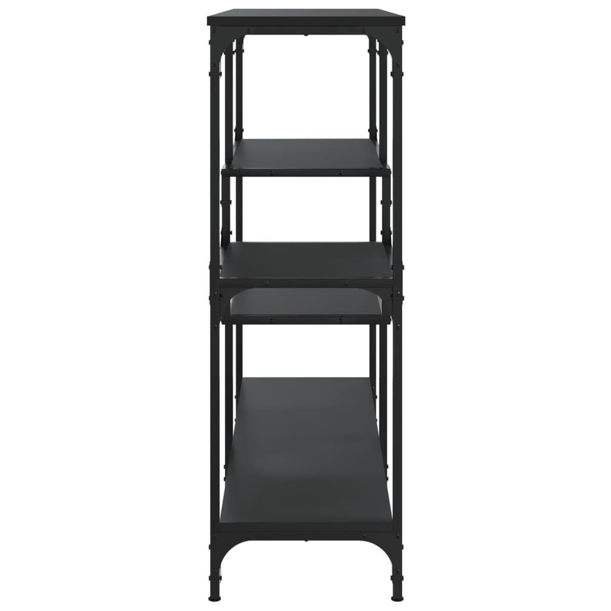 Voir la diapositive 5 : VIDAXL Table console noir 103x32x95 cm bois d'ingenierie