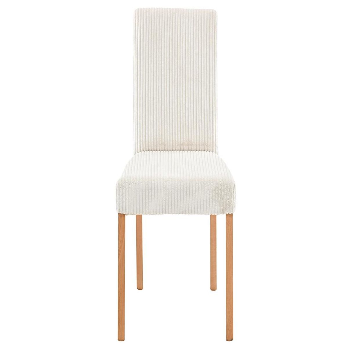 BEST MOBILIER Gemma - lot de 2 chaises - en velours côtelé