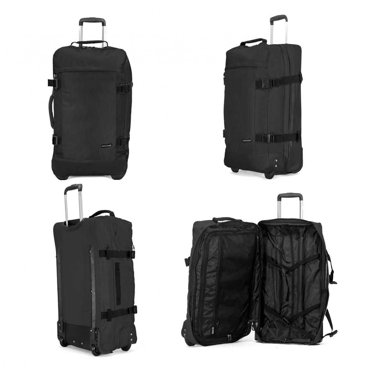 David Jones Sac de voyage à roulettes 74L double compartiment 70cm