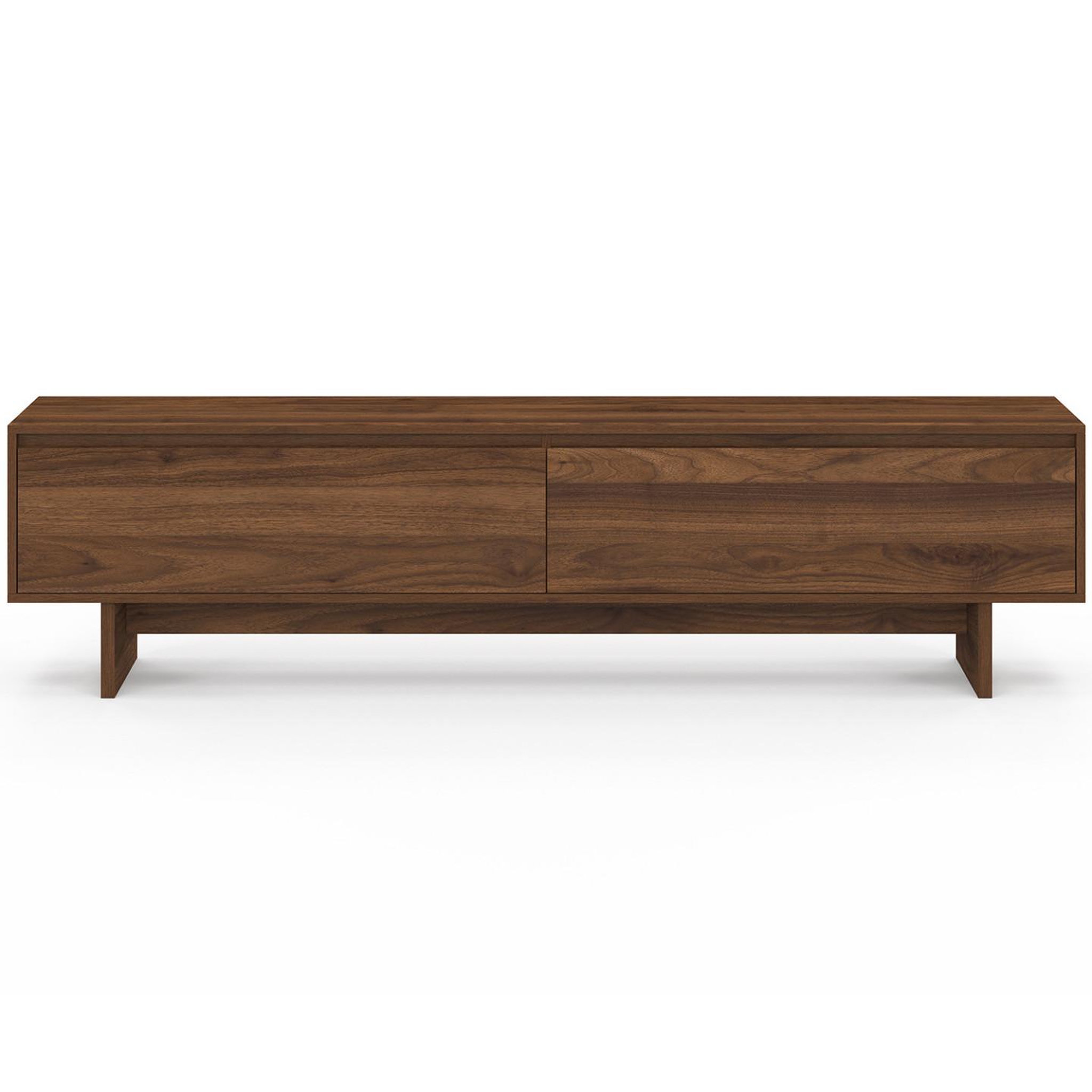Voir la diapositive 3 : ID MARKET Meuble tv 180 cm yuri 2 portes effet noyer