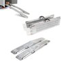 Voir la diapositive 5 : ID MARKET Set de 2 rampes pliables galvanisées spécial chargement