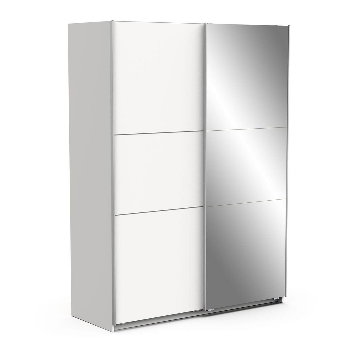 Armoire 2 portes coulissantes 1 miroir L150cm THIBAULT
