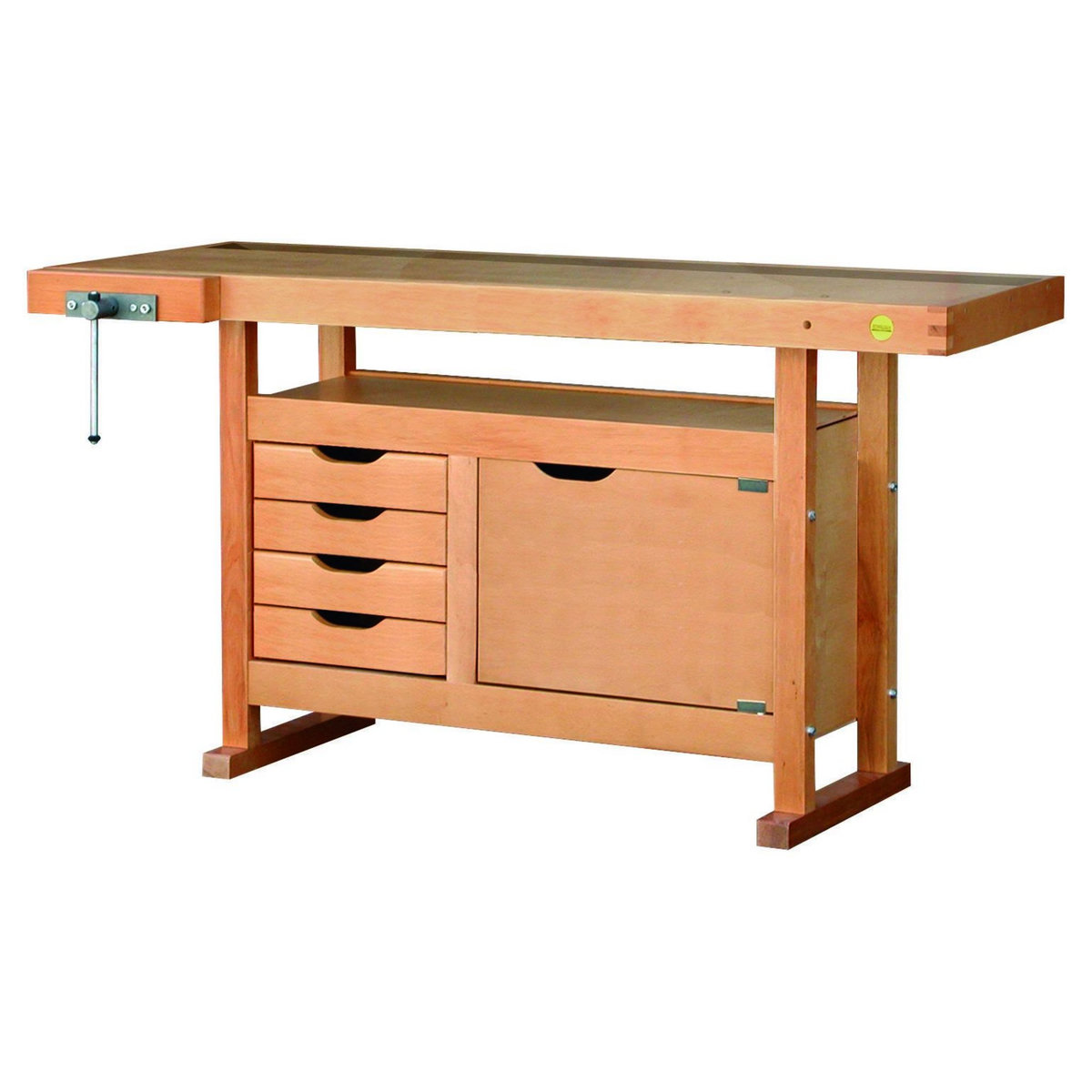 OUTIFRANCE Établi 1.50x0.50m 4tiroirs+1 porte