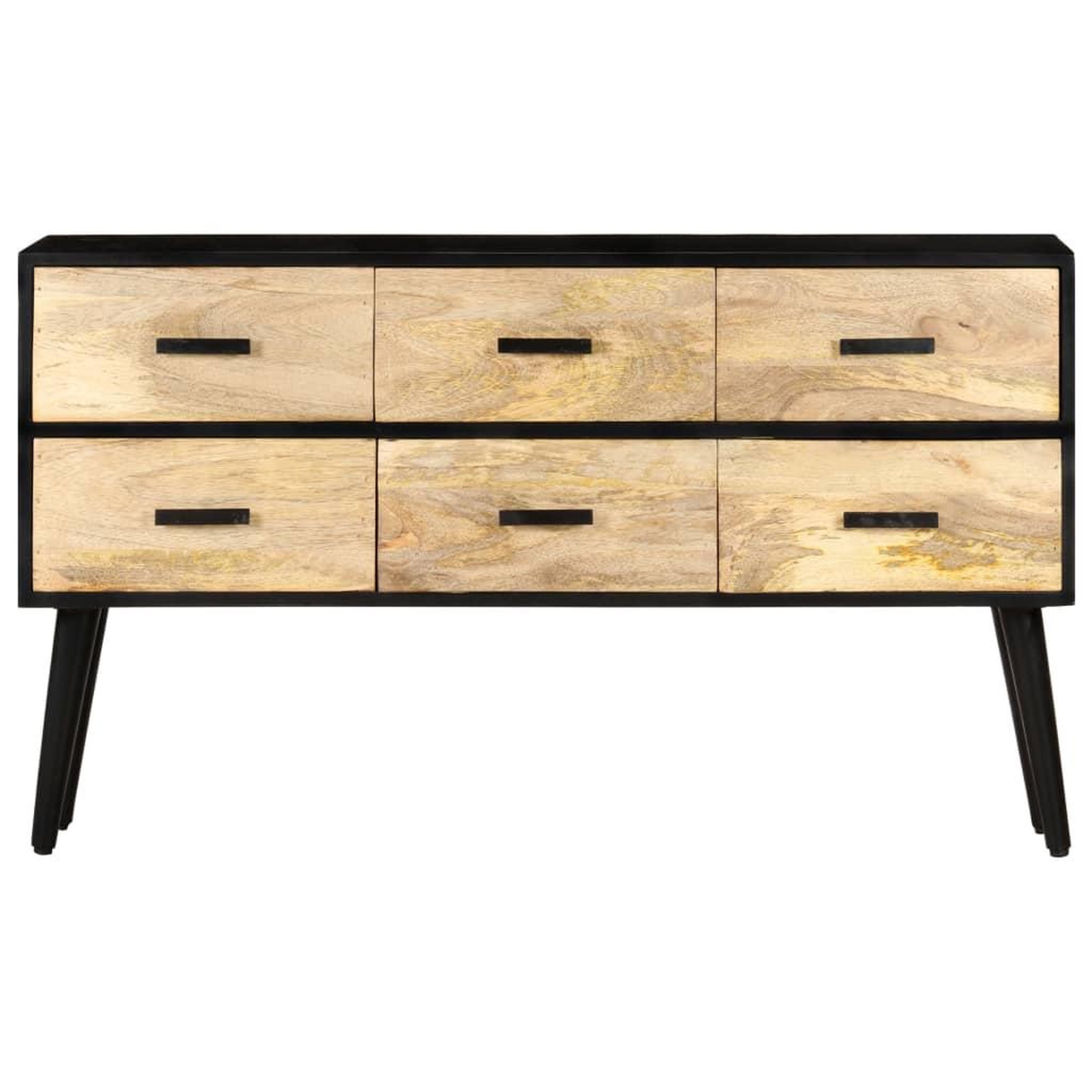 Voir la diapositive 2 : VIDAXL Buffet 110x33x64 cm Bois de manguier massif