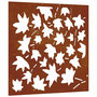 Voir la diapositive 1 : VIDAXL Decoration murale jardin 55x55 cm acier corten design feuille