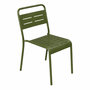 Voir la diapositive 1 : CONCEPT USINE Lot de 6 chaises de jardin empilables vertes BERGAME