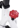 Voir la diapositive 6 : VIDAXL Vélo d appartement avec capteurs de pouls Blanc et rouge