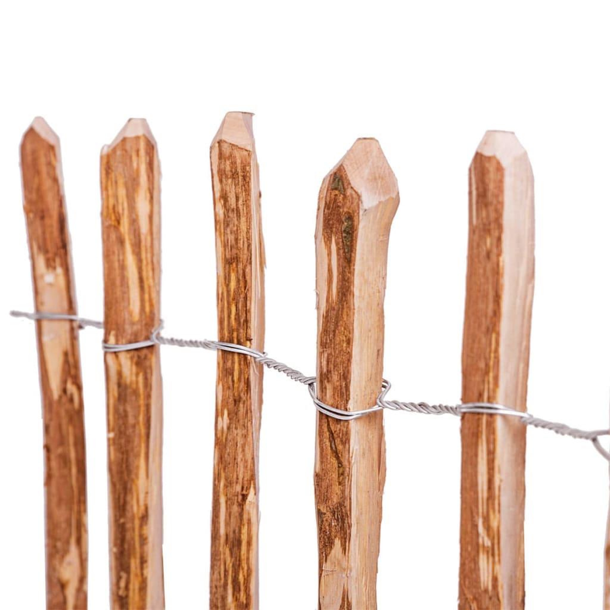 Voir la diapositive 4 : VIDAXL Cloture a piquets Bois de noisetier 120x250 cm