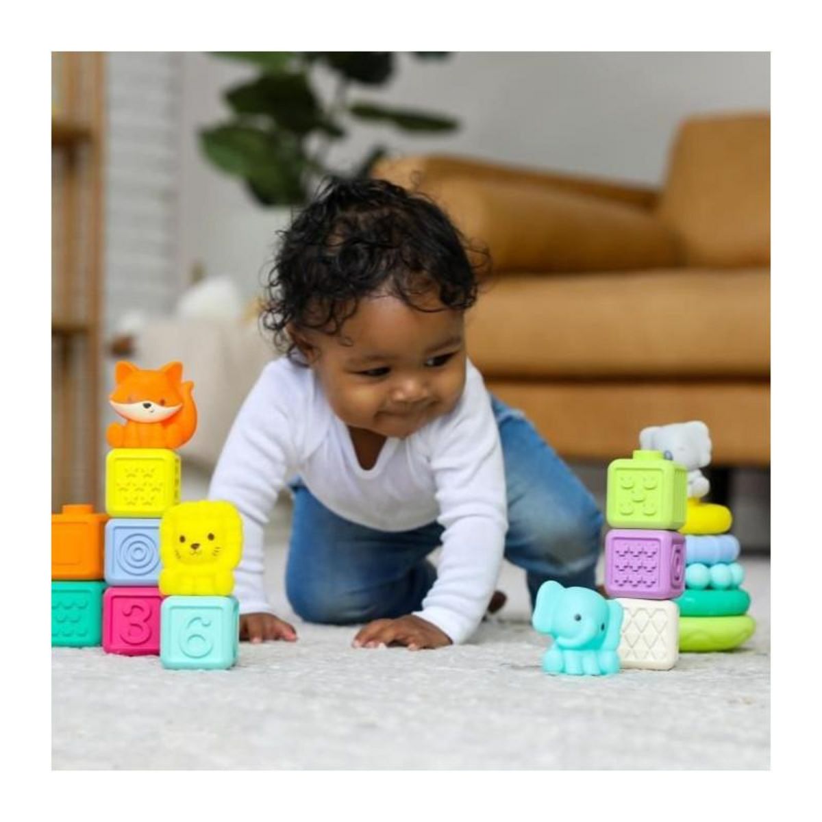 INFANTINO Coffret de 20 pieces sensorielles - INFANTINO - 315222 - Empilables