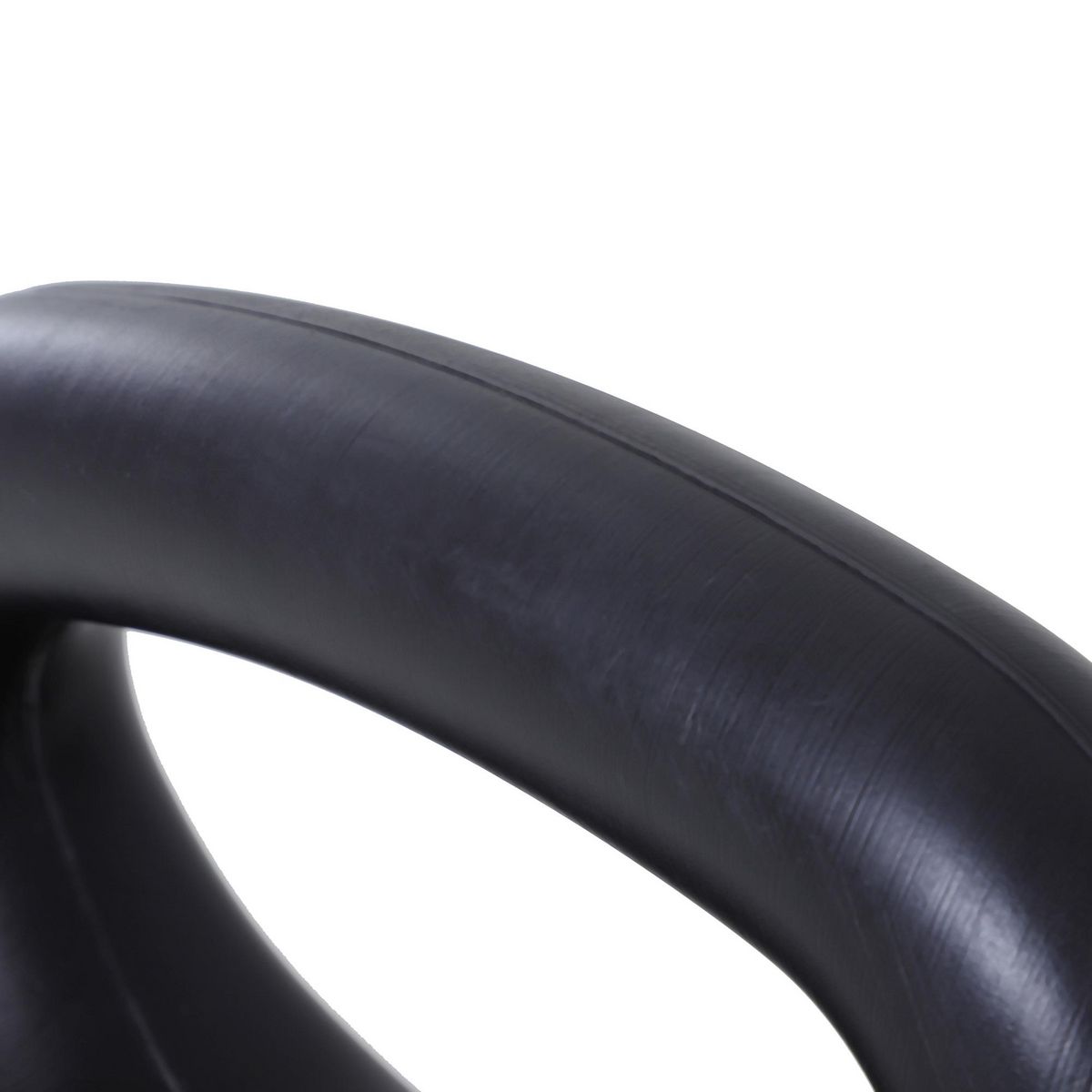 HOMCOM Kettlebell 12 Kg - haltère boule - poignée ergonomique - PVC noir