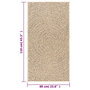 Voir la diapositive 6 : VIDAXL Tapis ZIZUR 60x110 cm aspect de jute interieur et exterieur