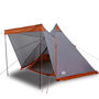 Voir la diapositive 2 : VIDAXL Tente familiale tipi 6 personnes gris et orange impermeable