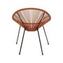 Voir la diapositive 4 : Habitat et Jardin Lot de 2 fauteuils de jardin  Ania  - Rouge