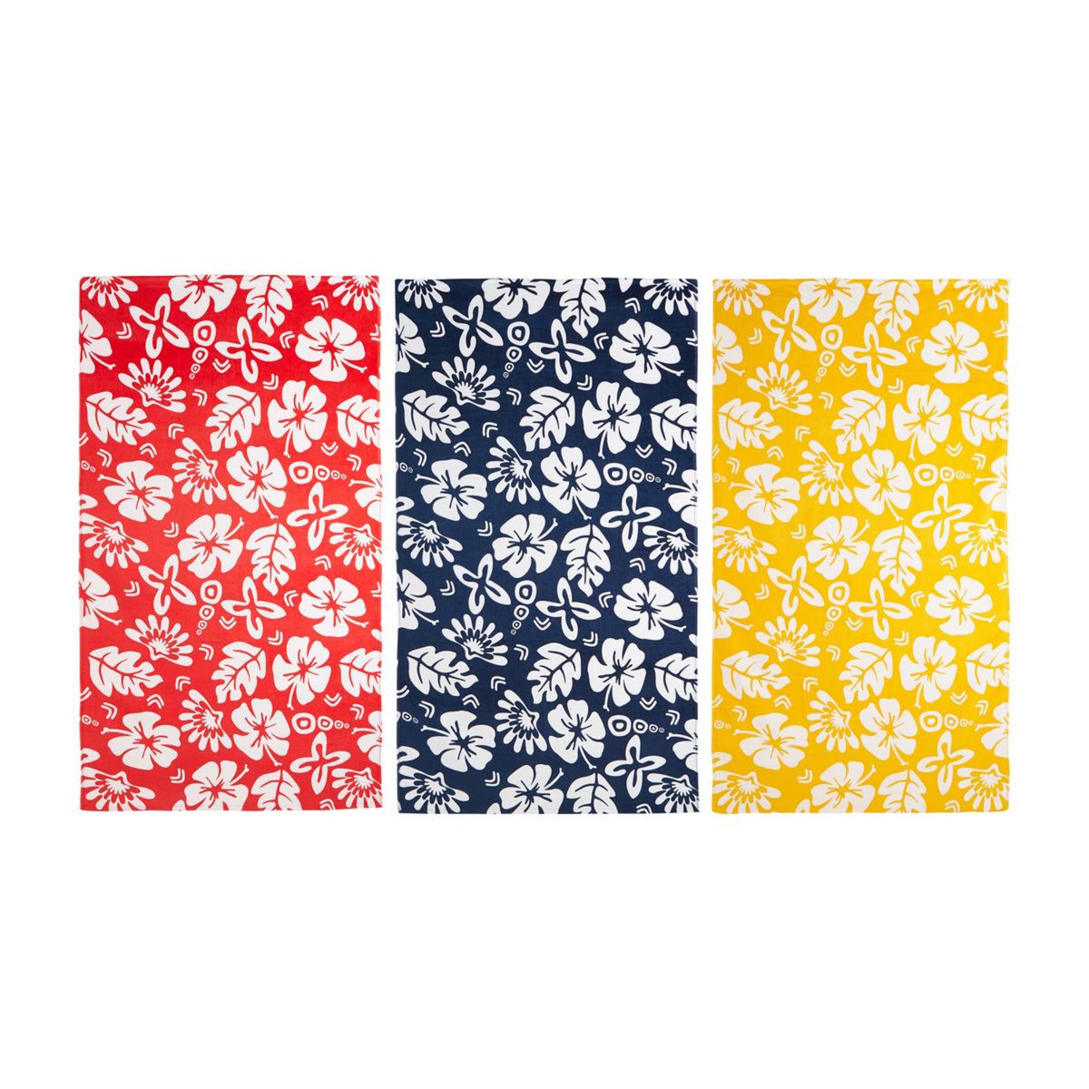 ACTUEL Drap de plage fantaisie en coton 350g/m² HAWAI